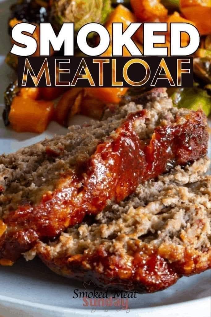 Smoked meat on grill rack